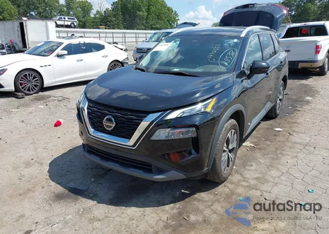 2021 Nissan Rogue Sv Fwd из США, поврежденный, VIN 5N1AT3BA2MC792557